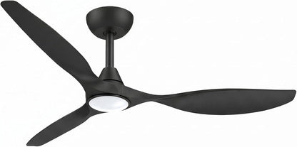 ✨ 52 Inch 3-Blade Ceiling Fan with LED Light 🔥 Reversible Quiet DC Motor, 3 Color Temperature, 6 Speed Wind, Remote & Timer Control, Large Airflow Energy Saving Ceiling Fixture for Bedroom Living Room Dining Playroom