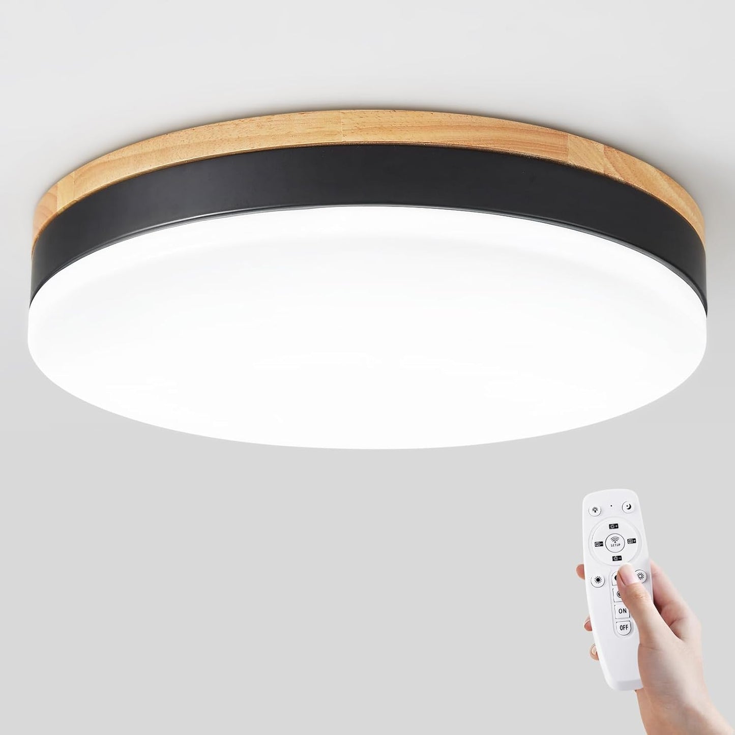 🔥Hot Sale! Dimmable LED Light Fixtures | 3000K-6000K Adjustable Color Temperature✨ Home Decor Lighting for Indoor Use