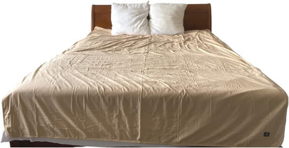🌙 Limited Hot Sale! Large Organic Cotton EMF Shielding Blanket 🛌 Soft Radiation Protection Throw for Sleep & Daily Use