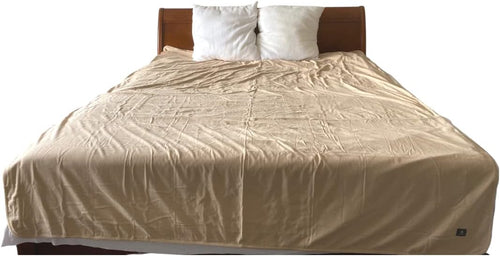 🌙 Limited Hot Sale! Large Organic Cotton EMF Shielding Blanket 🛌 Soft Radiation Protection Throw for Sleep & Daily Use