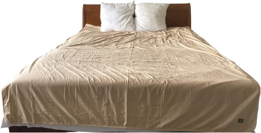 🌙 Limited Hot Sale! Large Organic Cotton EMF Shielding Blanket 🛌 Soft Radiation Protection Throw for Sleep & Daily Use