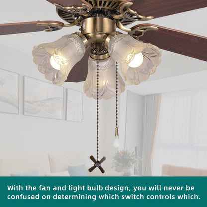 ⏳ Flash Sale Alert! Vintage 2-in-1 Ceiling Fan Light 🍂 Reversible Airflow Silent Lamp For All Indoor Spaces