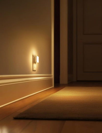 ✨Auto Dusk to Dawn LED Plug-in Night Lights 2 Pack Hot Sale🔥 Low Watt Soft Warm Light For Home Bedroom Bathroom